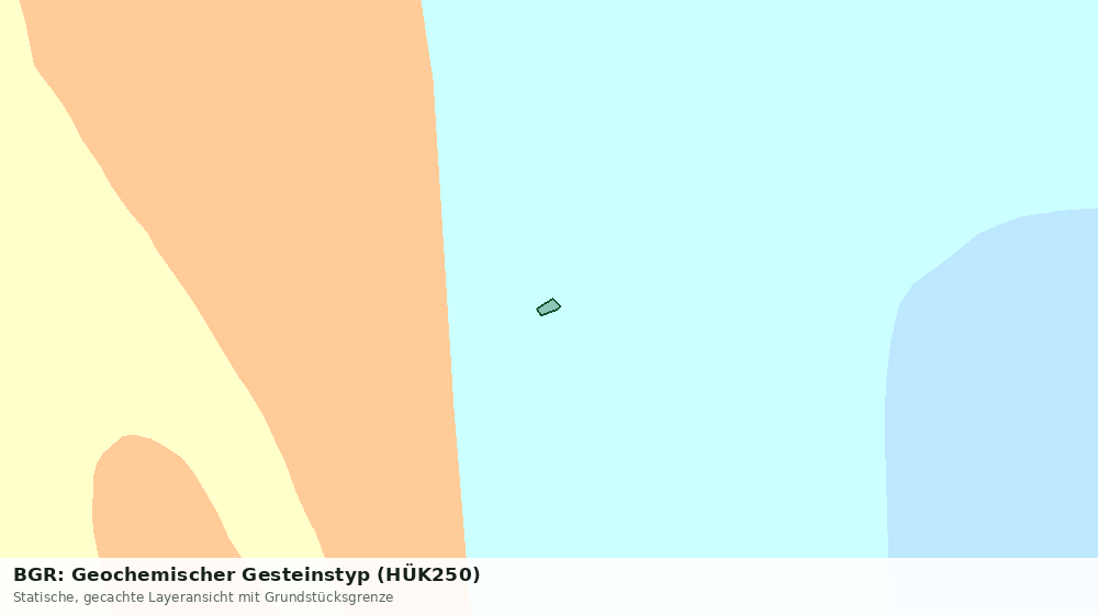 Statische Kartenansicht: BGR: Geochemischer Gesteinstyp (HÜK250)