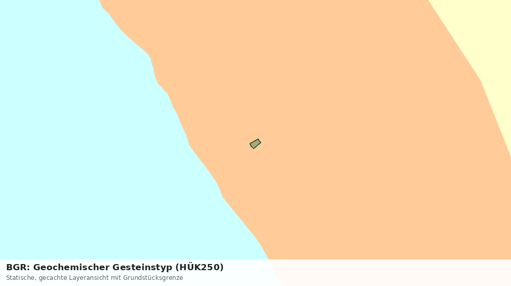 Statische Kartenansicht: BGR: Geochemischer Gesteinstyp (HÜK250)