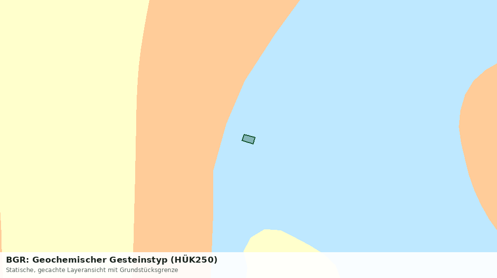 Statische Kartenansicht: BGR: Geochemischer Gesteinstyp (HÜK250)