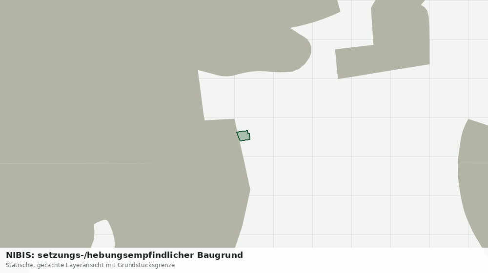 Statische Kartenansicht: NIBIS: setzungs-/hebungsempfindlicher Baugrund
