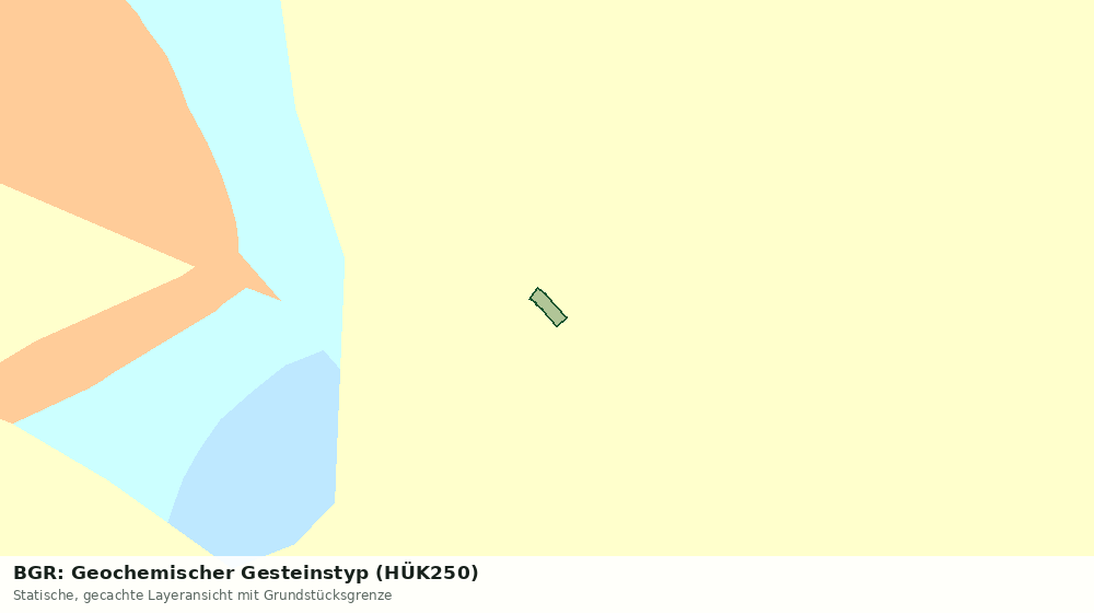 Statische Kartenansicht: BGR: Geochemischer Gesteinstyp (HÜK250)