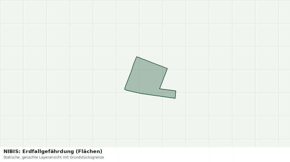 Statische Kartenansicht: NIBIS: Erdfallgefährdung (Flächen)