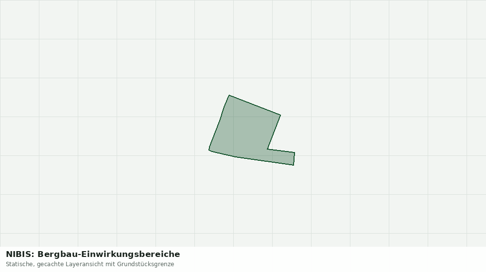 Statische Kartenansicht: NIBIS: Bergbau-Einwirkungsbereiche