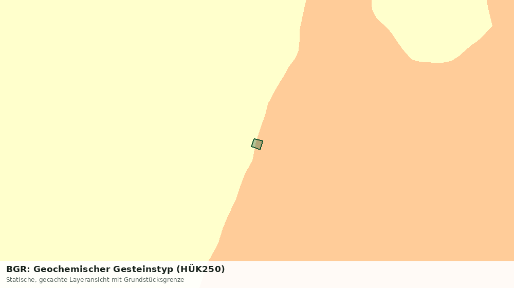 Statische Kartenansicht: BGR: Geochemischer Gesteinstyp (HÜK250)