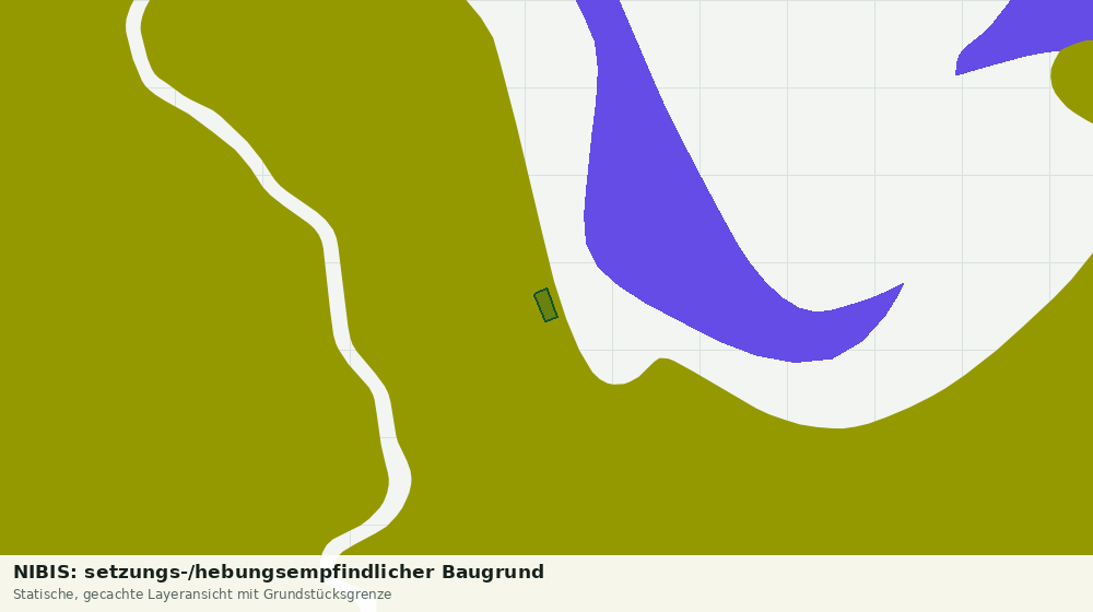 Statische Kartenansicht: NIBIS: setzungs-/hebungsempfindlicher Baugrund