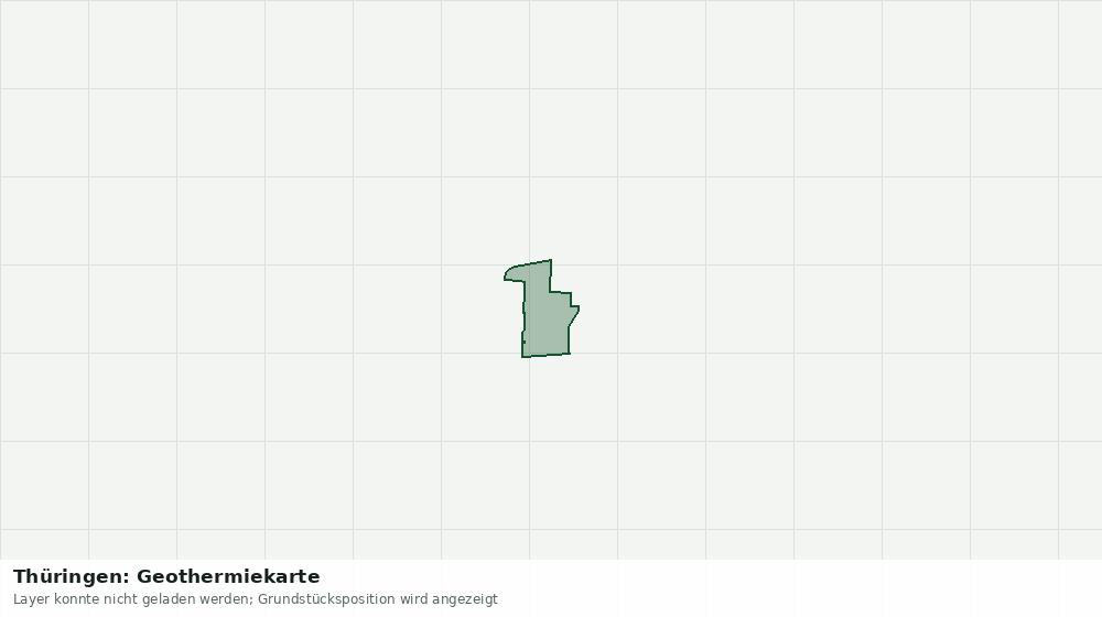 Statische Kartenansicht: Thüringen: Geothermiekarte