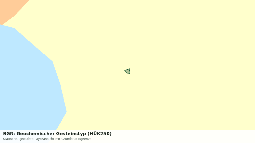 Statische Kartenansicht: BGR: Geochemischer Gesteinstyp (HÜK250)