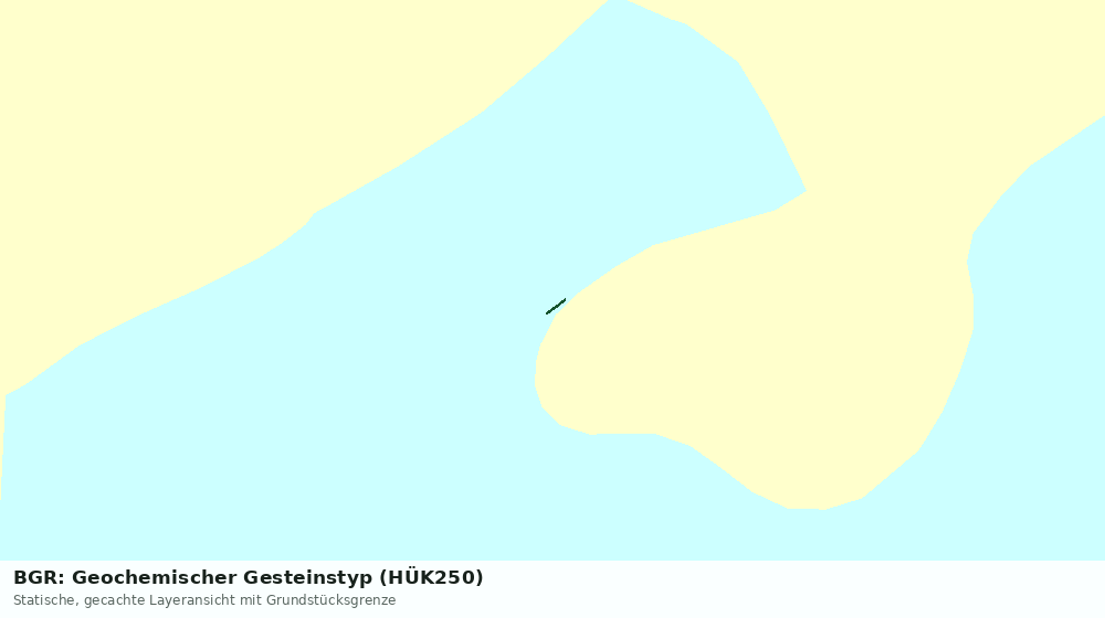 Statische Kartenansicht: BGR: Geochemischer Gesteinstyp (HÜK250)