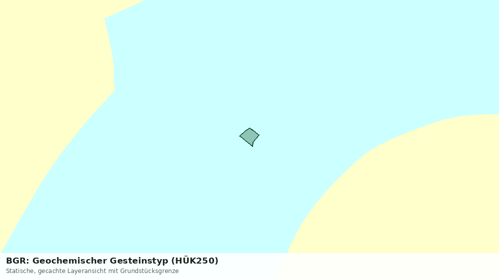 Statische Kartenansicht: BGR: Geochemischer Gesteinstyp (HÜK250)