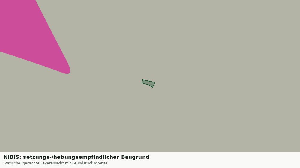 Statische Kartenansicht: NIBIS: setzungs-/hebungsempfindlicher Baugrund