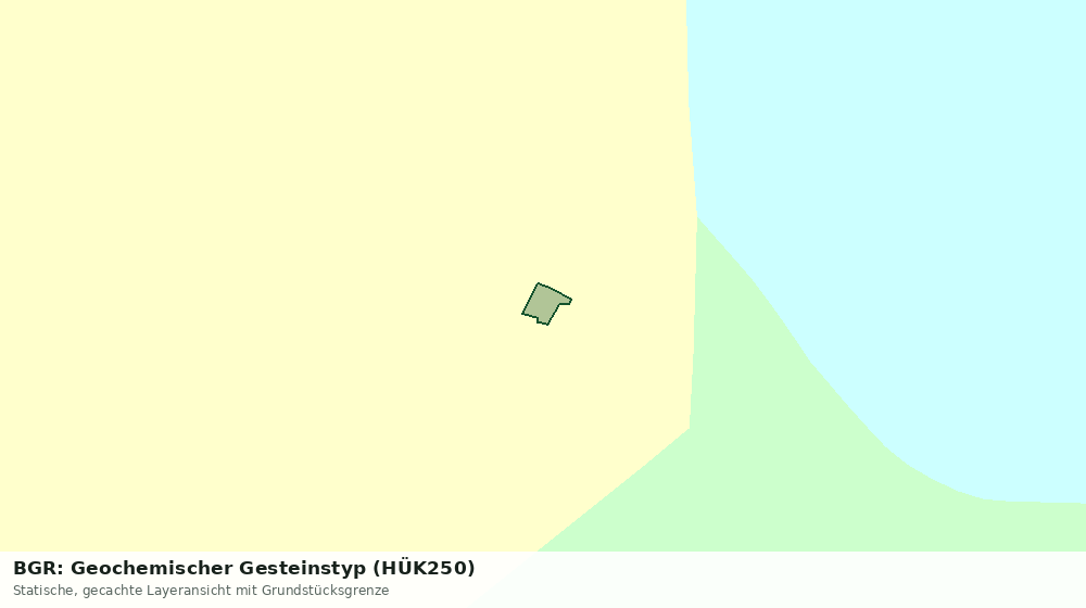 Statische Kartenansicht: BGR: Geochemischer Gesteinstyp (HÜK250)