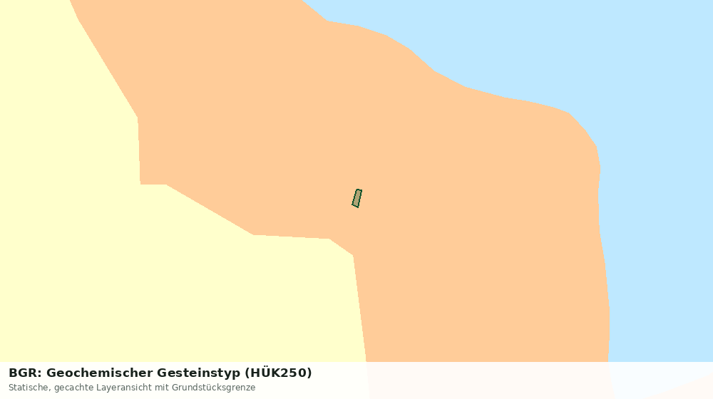 Statische Kartenansicht: BGR: Geochemischer Gesteinstyp (HÜK250)