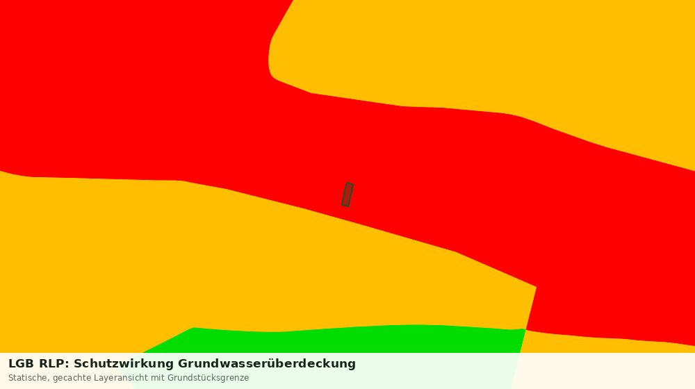 Statische Kartenansicht: LGB RLP: Schutzwirkung Grundwasserüberdeckung