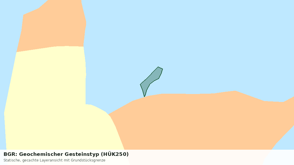 Statische Kartenansicht: BGR: Geochemischer Gesteinstyp (HÜK250)