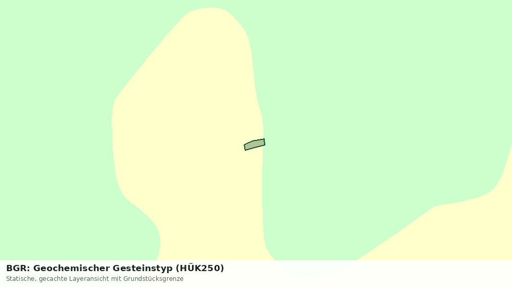 Statische Kartenansicht: BGR: Geochemischer Gesteinstyp (HÜK250)