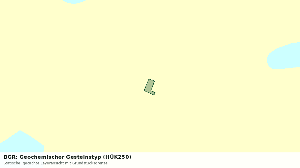 Statische Kartenansicht: BGR: Geochemischer Gesteinstyp (HÜK250)