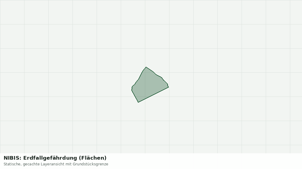 Statische Kartenansicht: NIBIS: Erdfallgefährdung (Flächen)