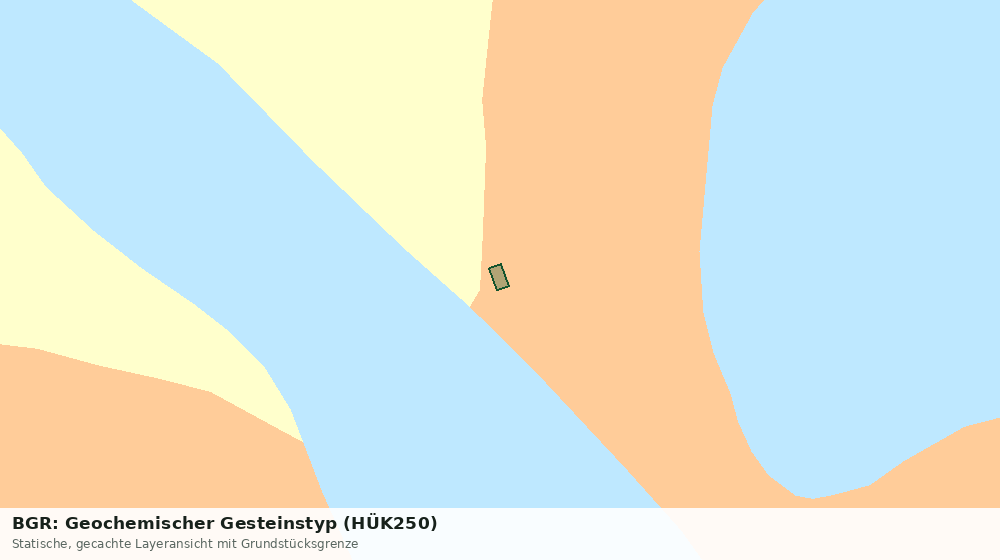 Statische Kartenansicht: BGR: Geochemischer Gesteinstyp (HÜK250)