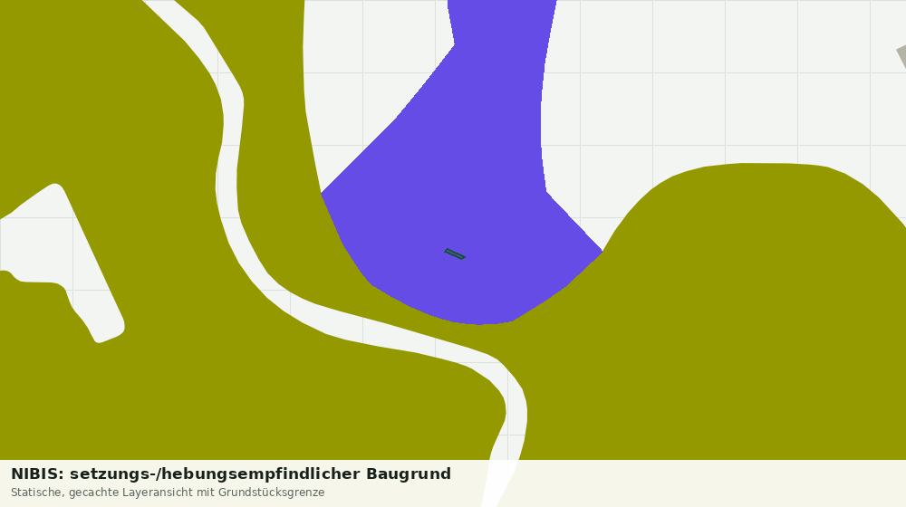 Statische Kartenansicht: NIBIS: setzungs-/hebungsempfindlicher Baugrund