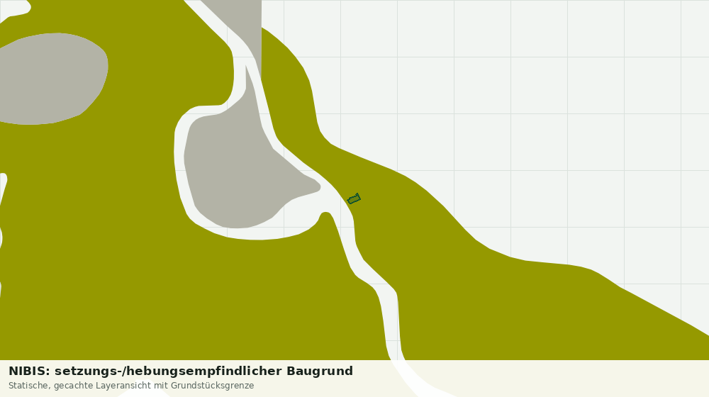Statische Kartenansicht: NIBIS: setzungs-/hebungsempfindlicher Baugrund
