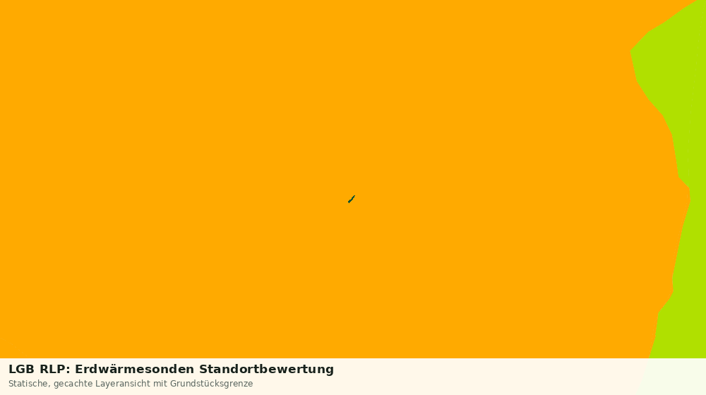 Statische Kartenansicht: LGB RLP: Erdwärmesonden Standortbewertung