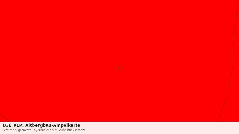Statische Kartenansicht: LGB RLP: Altbergbau-Ampelkarte