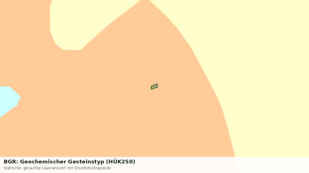 Statische Kartenansicht: BGR: Geochemischer Gesteinstyp (HÜK250)