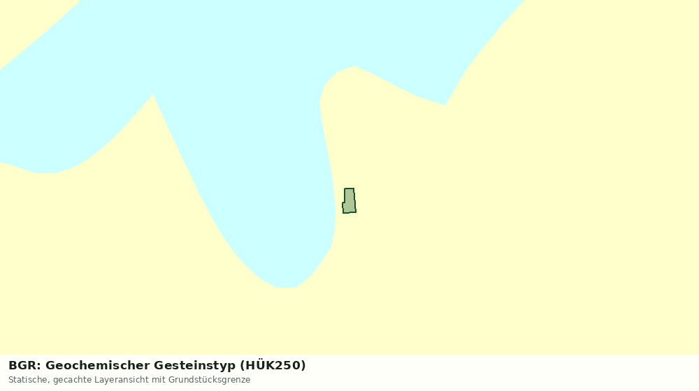 Statische Kartenansicht: BGR: Geochemischer Gesteinstyp (HÜK250)