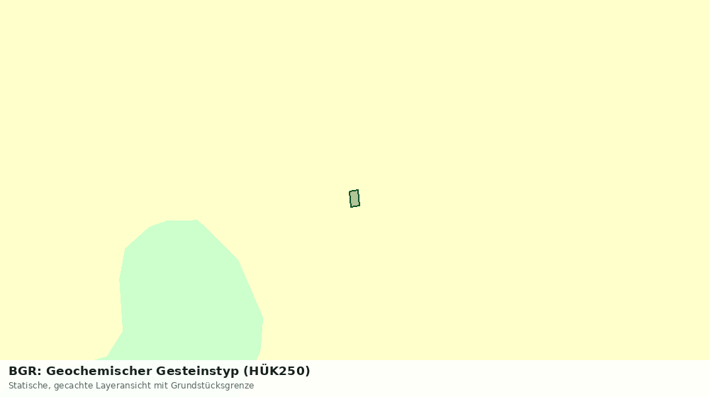 Statische Kartenansicht: BGR: Geochemischer Gesteinstyp (HÜK250)