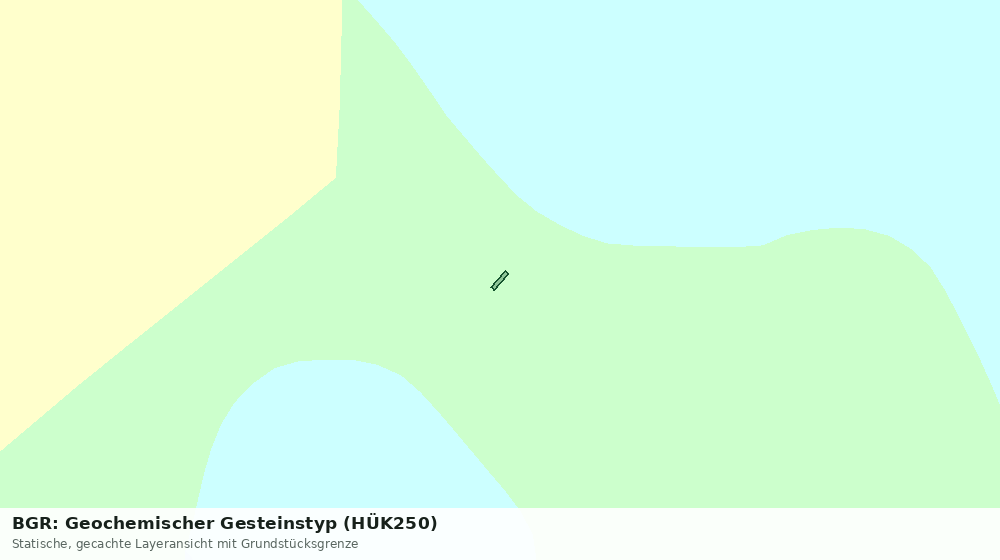 Statische Kartenansicht: BGR: Geochemischer Gesteinstyp (HÜK250)