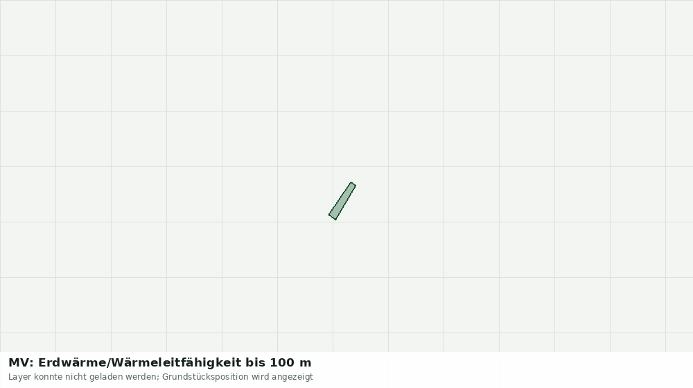 Statische Kartenansicht: MV: Erdwärme/Wärmeleitfähigkeit bis 100 m