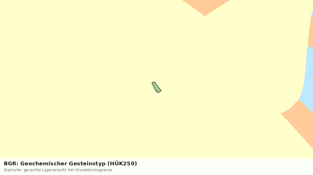 Statische Kartenansicht: BGR: Geochemischer Gesteinstyp (HÜK250)