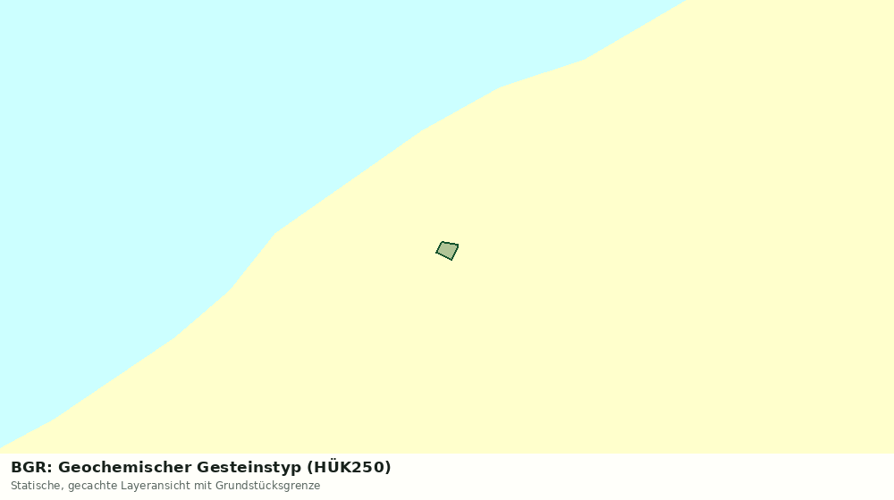 Statische Kartenansicht: BGR: Geochemischer Gesteinstyp (HÜK250)