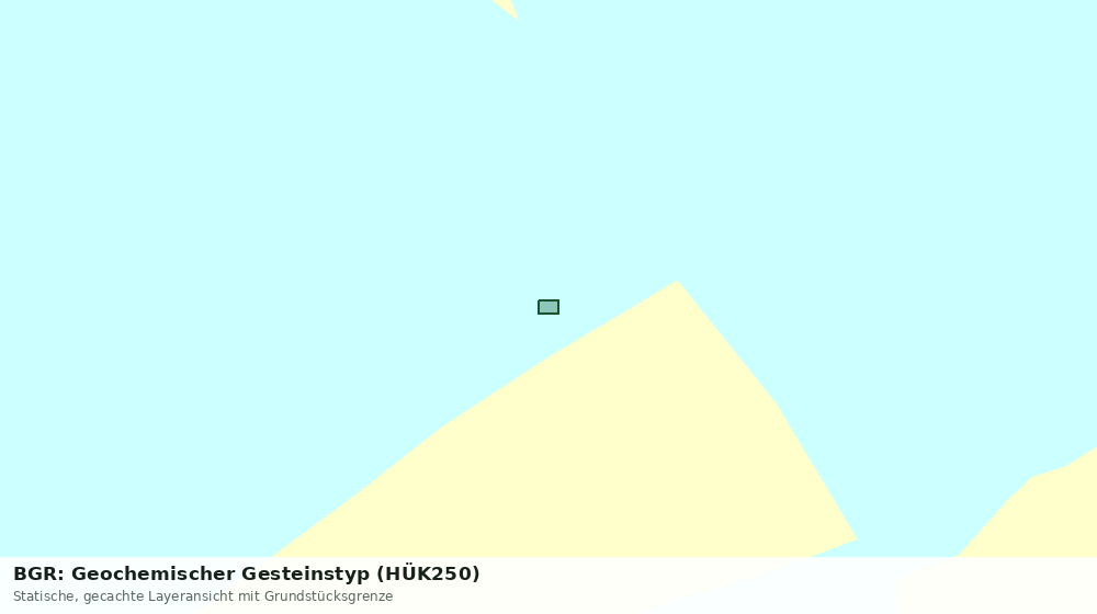 Statische Kartenansicht: BGR: Geochemischer Gesteinstyp (HÜK250)