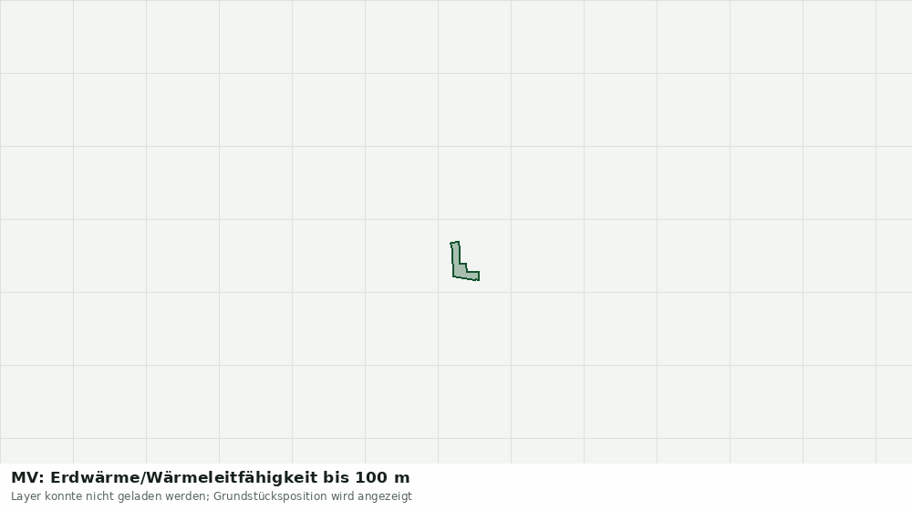 Statische Kartenansicht: MV: Erdwärme/Wärmeleitfähigkeit bis 100 m