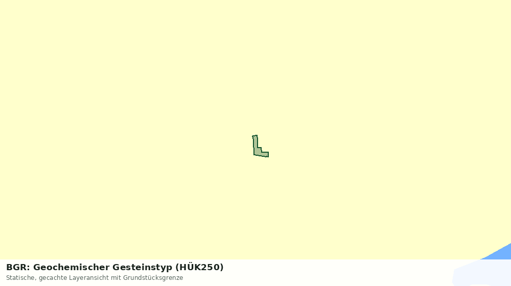 Statische Kartenansicht: BGR: Geochemischer Gesteinstyp (HÜK250)