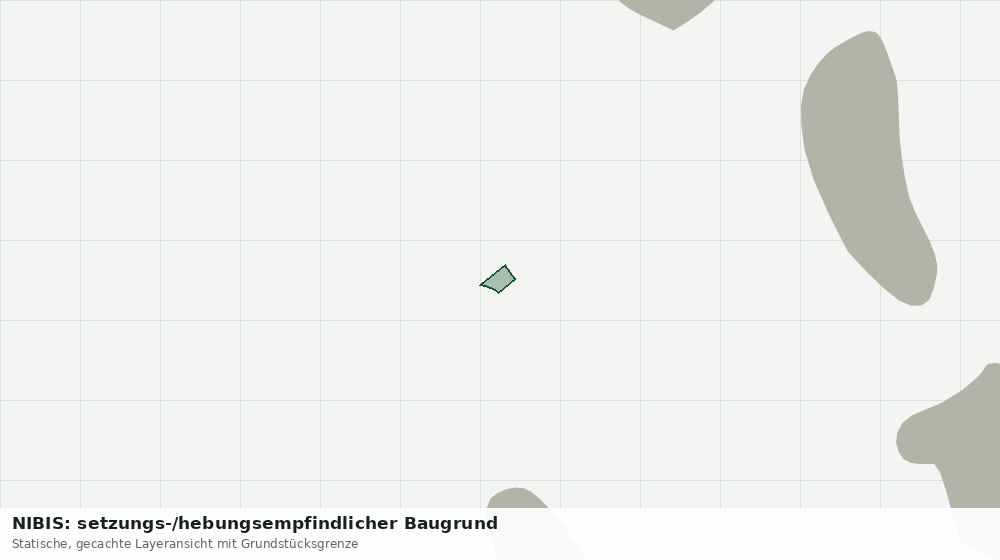 Statische Kartenansicht: NIBIS: setzungs-/hebungsempfindlicher Baugrund