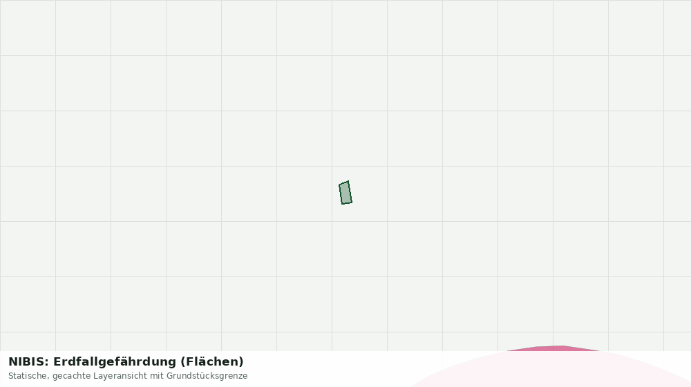 Statische Kartenansicht: NIBIS: Erdfallgefährdung (Flächen)