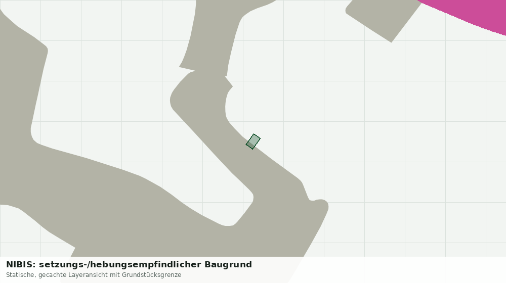 Statische Kartenansicht: NIBIS: setzungs-/hebungsempfindlicher Baugrund