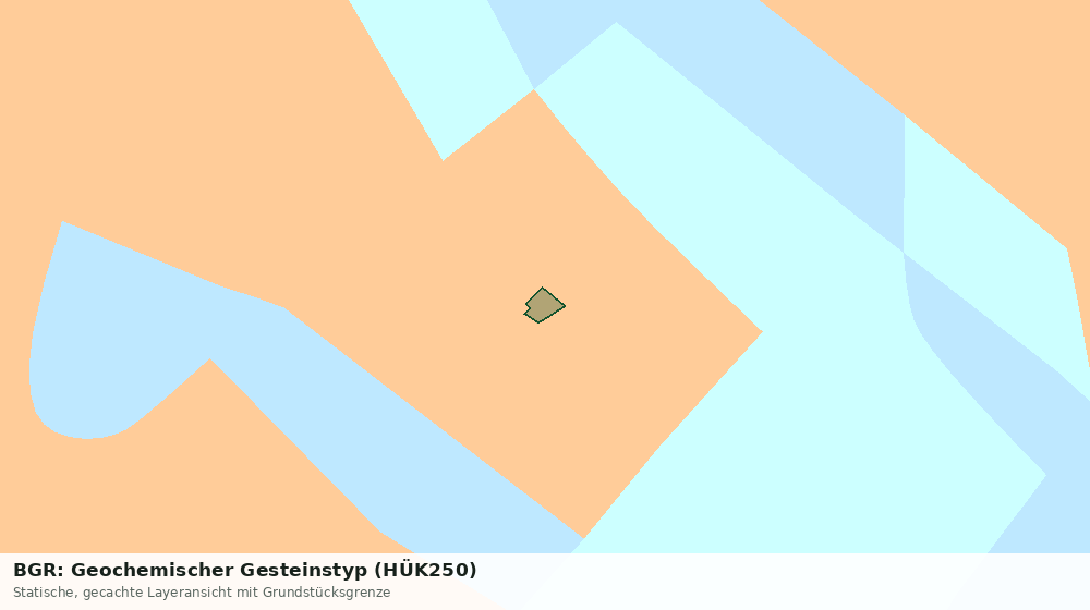 Statische Kartenansicht: BGR: Geochemischer Gesteinstyp (HÜK250)