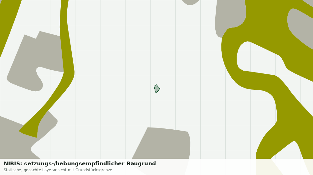 Statische Kartenansicht: NIBIS: setzungs-/hebungsempfindlicher Baugrund