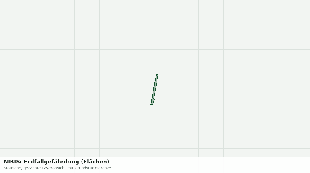 Statische Kartenansicht: NIBIS: Erdfallgefährdung (Flächen)