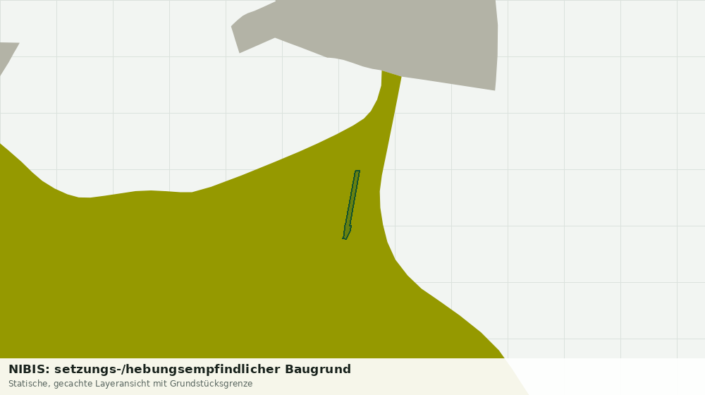 Statische Kartenansicht: NIBIS: setzungs-/hebungsempfindlicher Baugrund