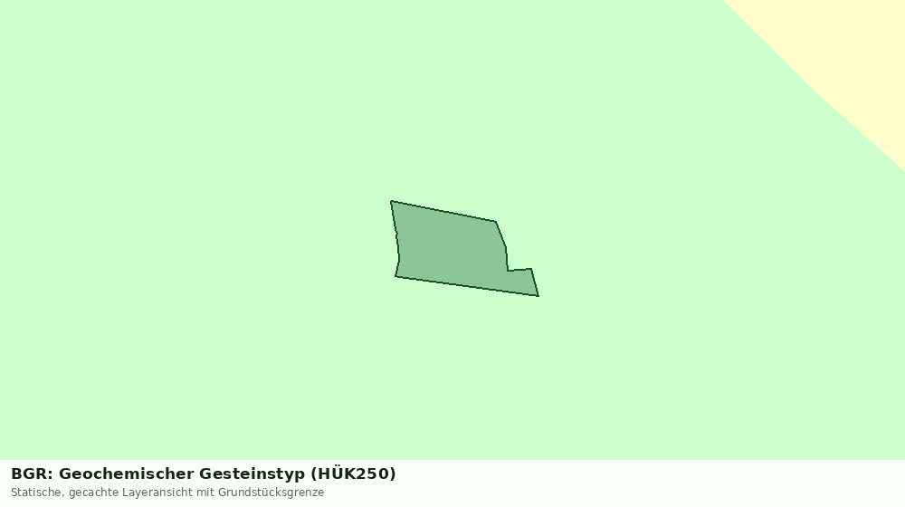 Statische Kartenansicht: BGR: Geochemischer Gesteinstyp (HÜK250)