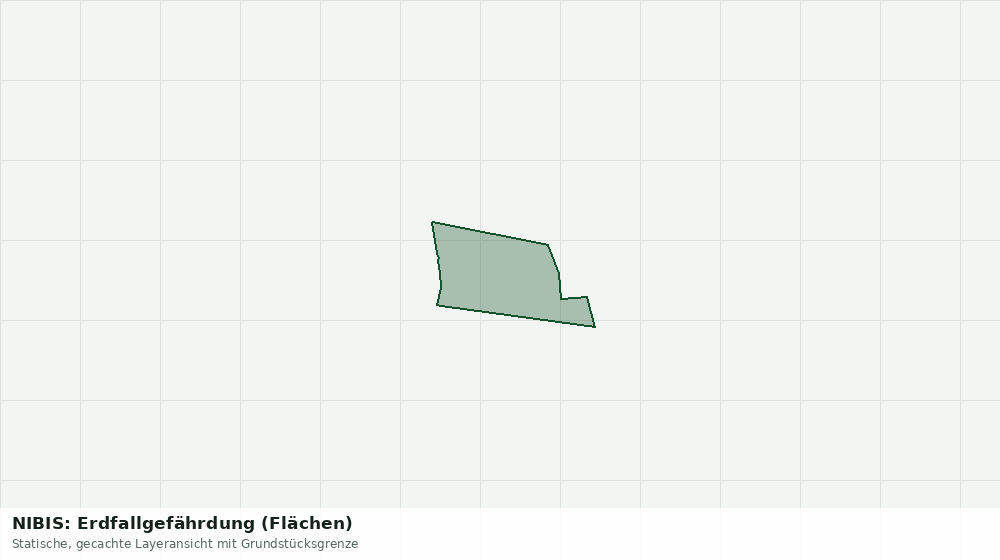 Statische Kartenansicht: NIBIS: Erdfallgefährdung (Flächen)