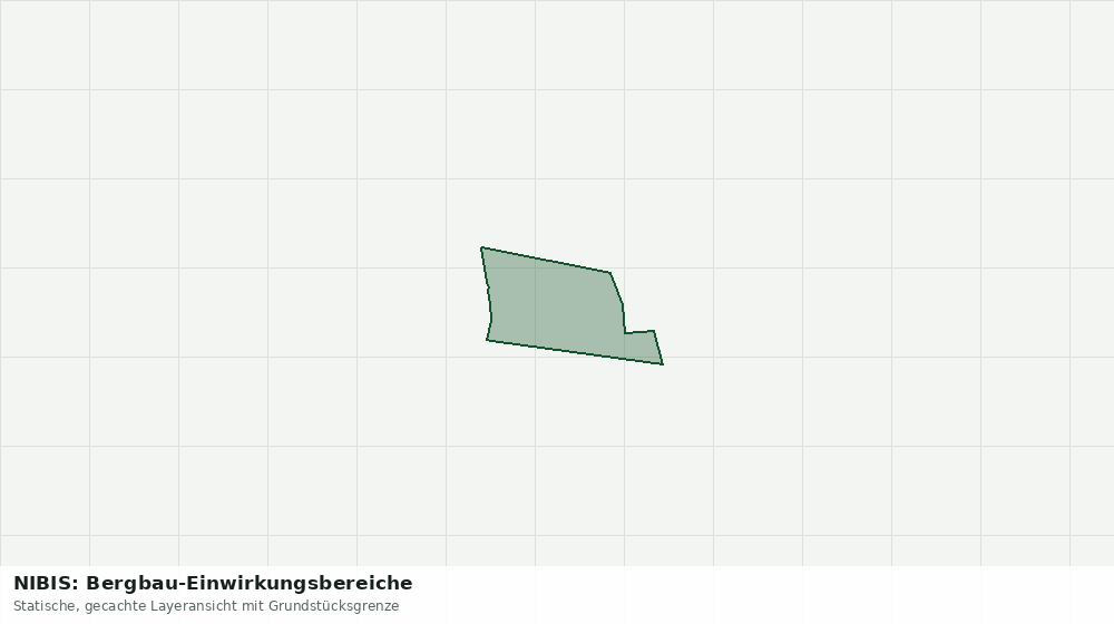 Statische Kartenansicht: NIBIS: Bergbau-Einwirkungsbereiche