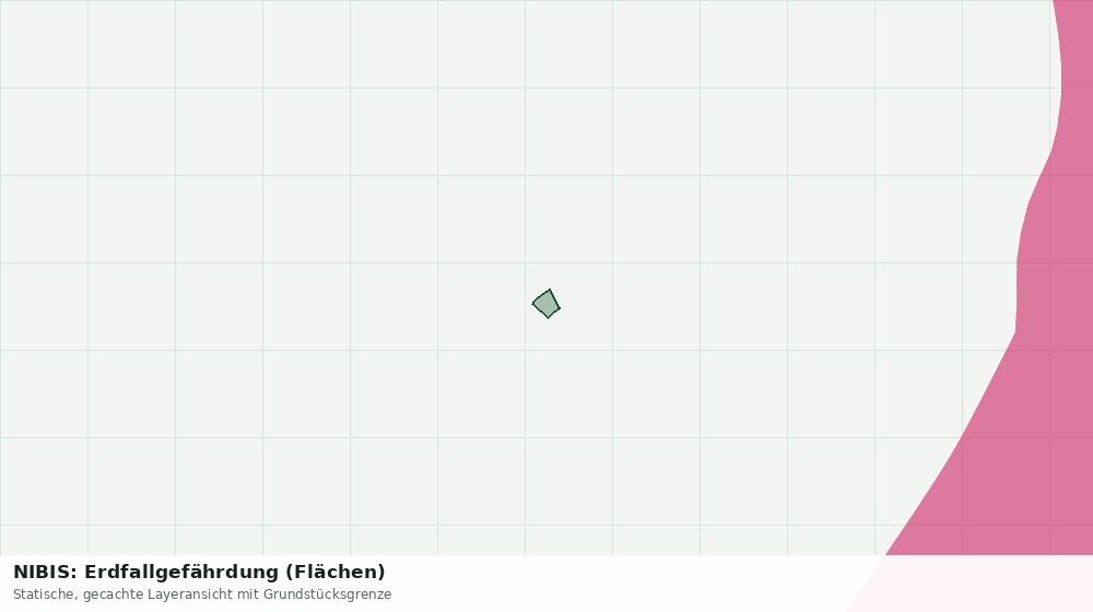 Statische Kartenansicht: NIBIS: Erdfallgefährdung (Flächen)