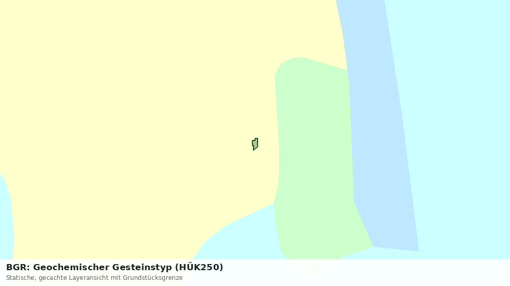 Statische Kartenansicht: BGR: Geochemischer Gesteinstyp (HÜK250)