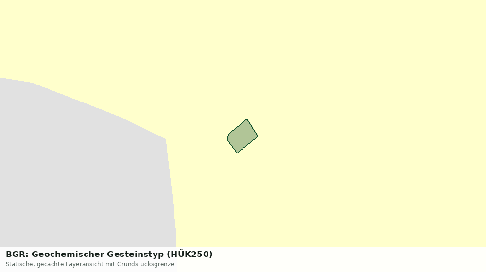 Statische Kartenansicht: BGR: Geochemischer Gesteinstyp (HÜK250)