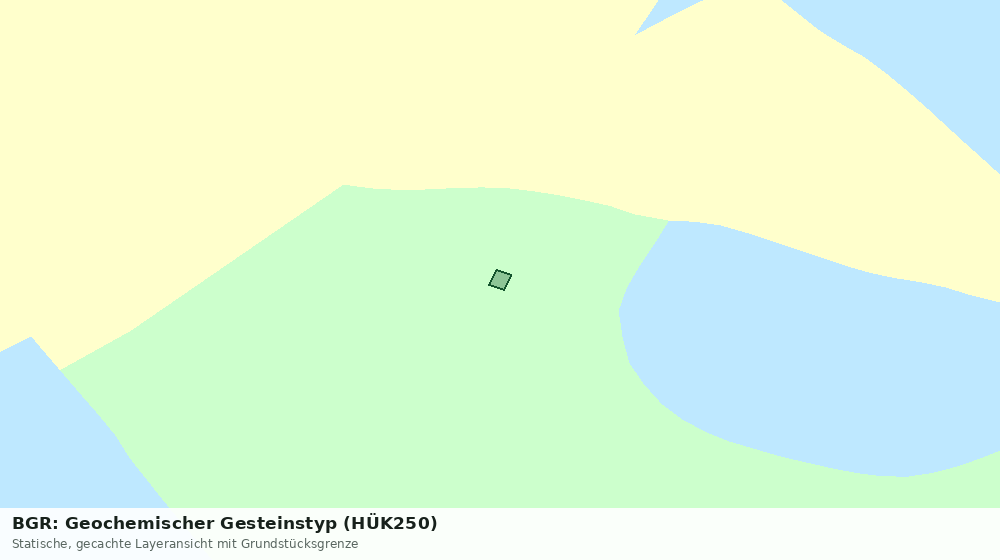 Statische Kartenansicht: BGR: Geochemischer Gesteinstyp (HÜK250)